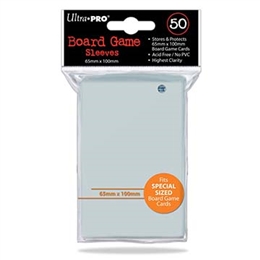 ULTRA PRO BOARD GAMES SLEEVES (50) CLEAR